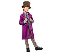 Rubies Wonka: Disfraz de Willy Wonka para niños, talla S