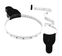 RubiGO Cinta métrica corporal de 150 cm, cinta métrica corporal para medidas corporales, herramienta de medición de grasa corporal para crecimiento muscular, tamaño de viaje retráctil de doble cara