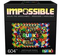 Rubik 's Cube, Puzzle Imposible, Puzzle Lenticular de 604 Piezas, a Partir de 14 años