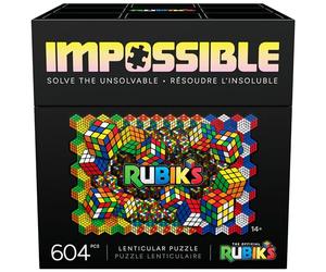 Rubik 's Cube, Puzzle Imposible, Puzzle Lenticular de 604 Piezas, a Partir de 14 años