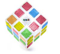 Rubik's Cubo Original con Luces Intermitentes para desafío contra el Tiempo, antiestrés y Rompecabezas, para Adultos y niños, a Partir de 8 años