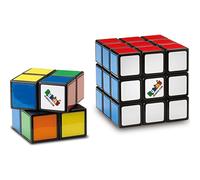RUBIK'S - Pack Duo Cubo Rubik´S - Juego de Rompecabezas 3x3 y versión Mini 2x2 - Juego de Rompecabezas - Cubo Mágico para Desafiar la Mente - Juguetes Niños y Niñas 8 Años +