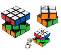 Rubik's Rubik, Original 2x2 y Llavero de Cubo de 3x3, Pack Completo de 3, Multicolor (Spin Master 6064015)