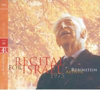 Rubinstein, Arthur - Rubinstein - Récital pour Israël (1975) (Rubinstein Ed. vol. 80)