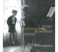 Rubinstein,Artur - Beethoven : Sonate pour piano n° 3 / Schubert : Sonate D 960