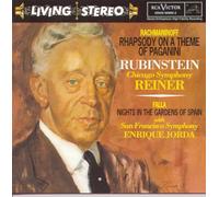 Rubinstein - Rachmaninoff: Rhapsody on a Theme of Paganini/ Falla: Nights in the Gardens of S [Vinilo]