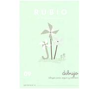 Rubio 09 - Caligrafía Escolar, Dibujos Para Seguir Y Colorear