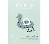 Rubio C-6 - Cuaderno caligrafía: Escritura 6 (Escritura RUBIO)