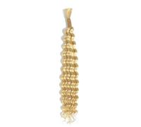 Rubio Onda Profunda Trenzado Cabello Humano Bulto Micro Trenzado Crochet Bohemio Caja Trenzas Cabello Remy 613 deep 22INCHES#100g#1Pcs/Lot