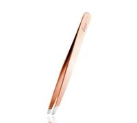 Rubis Pinzas de oro oblicuo - Edición especial Fides oro rosa - Pinzas para depilar cejas - doradas