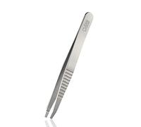 Rubis Pinzas ProGrip - punta recta, pinzas para cejas con mango - antideslizante