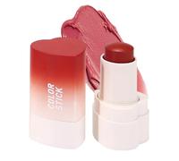 Rubor en barra de maquillaje, rubor multiuso, 2.3 x 1 pulgada, diseño portátil en de corazón, fórmula de aplicación para viajes de negocios, uso doméstico, eventos al aire libre, escuela