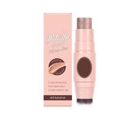 Rubor en Barra Multiusos de Doble Punta - Ligero, sin grumos, portátil, rubor y contorno para todos los tonos de piel, 7 g/0.25 oz (Brillo duradero)