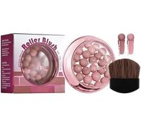 Rubor en Bola - Alto Brillo, Fórmula Brillante y Altamente Pigmentada, Rubor en Bolígrafo con Perlas Bronceadoras, Color Ligero y Difuminable, Efecto Iluminador para Esculpir el Rostro