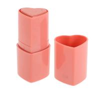 Rubor en Crema en Barra Forma de Corazón, Multifunción | Alta Pigmentación, Resistente al Agua, Plástico, para Mejillas y Labios, Contorno E Iluminador, Tonos