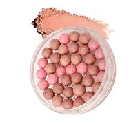 Rubor En Polvo,Maquillaje Facial Fácil De Difuminar - Colorete Facial De Alta Pigmentación Para Mujeres, Niñas, Familia, Compañeras De Trabajo, Adultas E Hijas