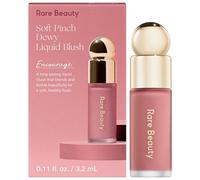 Rubor l quido Rare Beauty de Selena Gomez Soft Pinch, tama o mini - Encourage - Rosa neutro suave