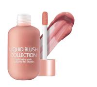 Rubor líquido: rubor resistente al agua, mate y de larga duración para mejillas, labios y ojos | Botella pequeña portátil-y-ligera para una fácil aplicación | Maquillaje de aspecto natural-y-retoques