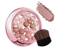 Rubor Para El Rostro | Bola De Rubor Natural Contorno Perlado,Cosméticos Ligeros Para Mujeres Y Niñas Todo Tipo De Piel Seca Y Grasa - Uso En Viajes Celebraciones Eventos Noches