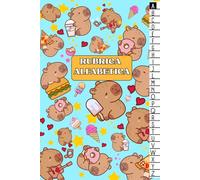 Rubrica Alfabetica: Pratico Organizzatore Alfabetico | Quaderno a righe in Formato A5 | 4 Pagine per Ogni Lettera Dalla A alla Z | 106 pagine