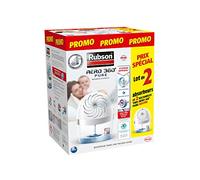 Rubson | Absorbeurs d'humidité AERO 360° Pure (2 appareils + 2 recharges) - Lot de 2 assainisseurs et déshumidificateurs d’air pour pièces de 20 m² - Recommandé par l'AFPRAL*