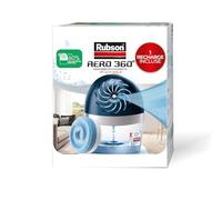 Rubson AERO 360° - Absorbedor de humedad para habitación de 20 m², deshumidificador de aire eficiente, antiolor y moho, incluido 1 recarga neutral 450 g - Embalaje reforzado, envío seguro
