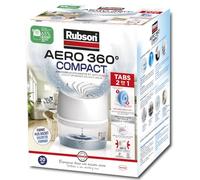 Rubson AERO 360° Absorbeur d'humidité Salle de bain (1 appareil + 1 recharge de 450 g) - Déshumidificateur anti-odeur - Absorbeur anti-humidité & condensation