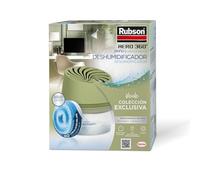 Rubson AERO 360º Deshumidificador portátil antihumedad (1 aparato y 1 tableta 450 g), absorbe humedad que previene la condensación, el moho y los malos olores, color verde oliva