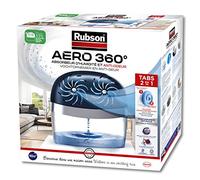 Rubson Aero 360º Stop - Absorbedor de humedad (40 m²), 2 recargas de 450g incluidas