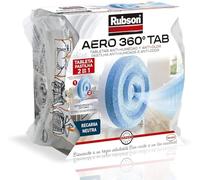 Rubson AERO 360° Tableta de recambio de olor neutro, absorbe humedad y neutraliza malos olores, recambios Rubson para deshumidificador AERO 360º (1 x 450 g)