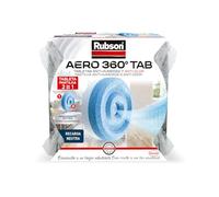 Rubson AERO 360° Tableta de recambio de olor neutro, absorbe humedad y neutraliza malos olores, recambios Rubson para deshumidificador AERO 360º (1 x 450 g)