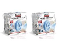 Rubson AERO 360° Tableta de recambio de olor neutro, absorbe humedad y neutraliza malos olores, recambios Rubson para deshumidificador AERO 360º (1 x 450 g) (Paquete de 2)