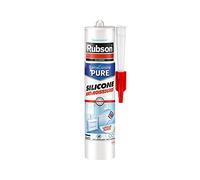 Rubson Mastic Sanitaires Mastic - Silicona para baño y cocina (280 ml), transparente
