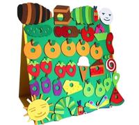Rubu22a Juego de tablero de fieltro para niños, juguetes educativos Montessori, accesorios para contar historias, kit de manualidades para niños en edad preescolar (1)