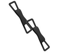 Rubu22a Pack de 2 cómodas correas de mano para 9 a 11 pulgadas iPad Pro/iPad Air/Kindle Fire HD/Samsung/Lenovo Tablet, banda elástica ligera y portátil, soporte para dedos, soporte para el dedo (negro
