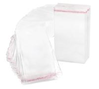 RUBY 200pcs Bolsas Transparente Celofán Plastico Funda OPP con Cierre Adhesivo, 7x12cm