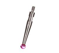 Ruby Ball - Puntos de contacto para indicador de prueba de marcación M1.4x0.3 rosca 0.080 pulgadas diámetro de punta 1/2 pulgadas longitud compatible para marrón y Sharpe 599-7030-80R