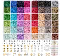 RUBY Cuentas para enhebrar 3 mm, hacer pulseras tú mismo