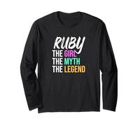 Ruby The Girl The Myth The Legend Nombre Divertido Manga Larga
