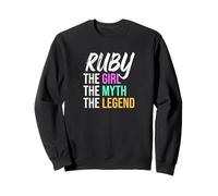 Ruby The Girl The Myth The Legend Nombre Divertido Sudadera
