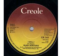 RUBY WINTERS - I WILL/BLUER DAYS AHEAD VINYL 7" RUBY WINTERS [CR141]