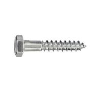 RUC Tornillos para Madera Hexagonales Galvanizados 12 Unidades 8x80 16 Unidades