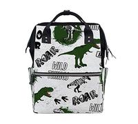 Ruchen Momia Bolsa Mochila Pañal Bolsa Roar Camuflaje Dinoh Dinoh Dinosaurio Alta Capacidad Pañal Mochilas de Maternidad Bolsa 40cm