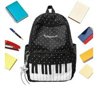 Rucksack Mit Piano-Print | Große Schultasche & Handgepäck Für Damen & Herre