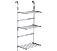 Ruco V802 - Tendedero para cabina de ducha, color plateado