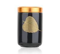 RUCUDIM Urnas de recuerdo pequeñas - Mini urna de cremación hecha a mano de 3 pulgadas, hecha de cerámica, urna funeraria decorativa para mascotas o humanos