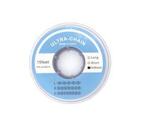 RUCYAI Cadenas elásticas de goma para ortodoncia dental, 15 pies, largas/cerradas/cortas (cerradas, moradas)