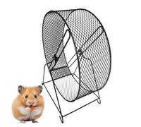 Ruda Silenciosa para Mascotas - 26 x 15 x 28 cm, Juguete Silencioso para Hámsteres, Jerbos y Ratones, Accesorio Grande para Correr en Jaula, Ruda de Ejercicio Resistente para Roedores | Equipo de Ej