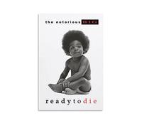 Rudd The Notorious Big Ready To Die Póster de pared, diseño retro estético para decoración de habitación para decoración del hogar y la oficina, 40 x 60 cm