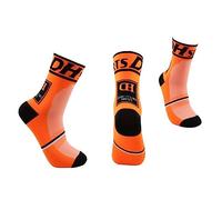 RUDDOG Calcetines Deportivos 2 / Calcetines Para Bicicletas Calcetines Deportivos Calcetines Para Bicicletas Transpirables Calcetines Para Bicicletas Calcetines Para Carreras Al Aire Libre-Naranja